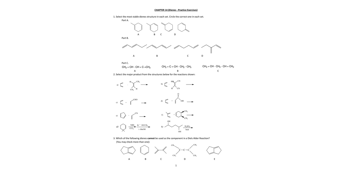 Chapter 14 Extra Problems