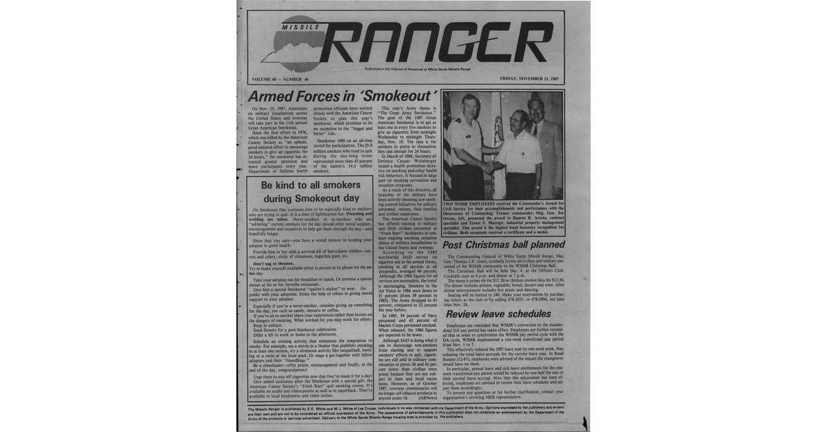 1987 Missile Ranger V40 Issue 46