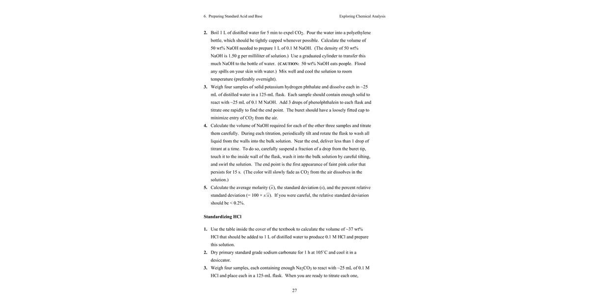 Experiments Preparing Standard Acid And Base Page 2