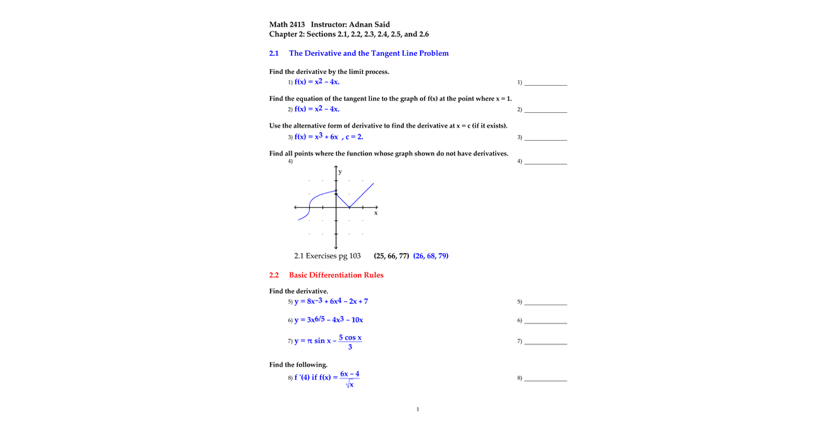 Calculus 2