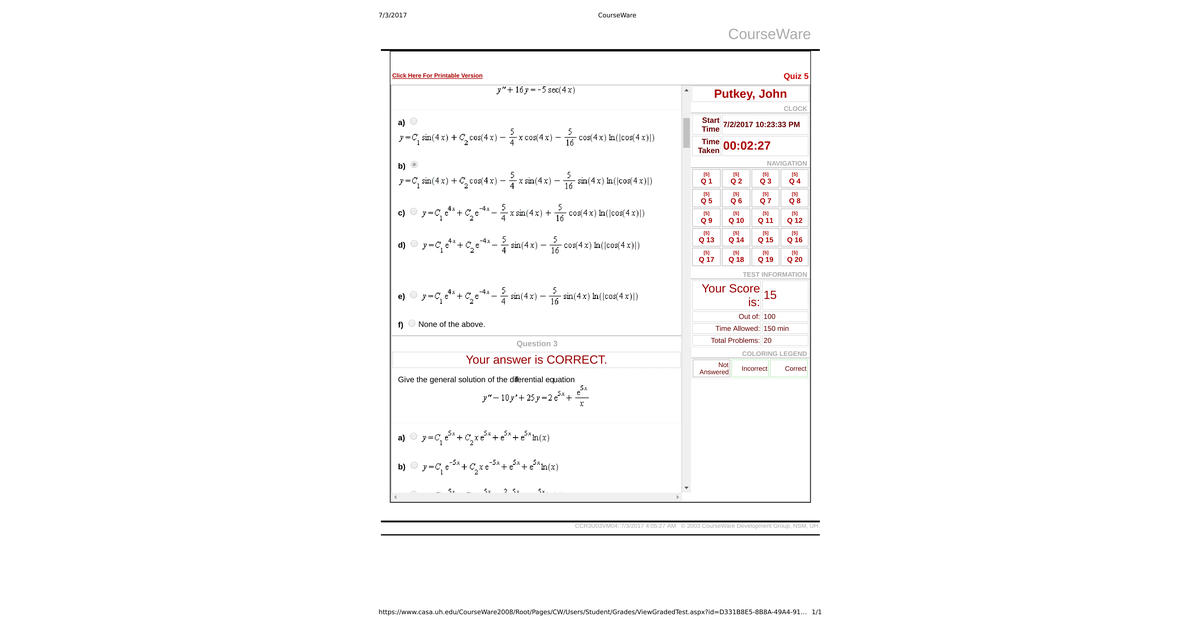 Finite Math