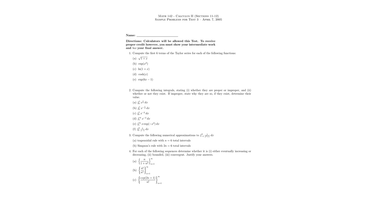 Test3 Sample