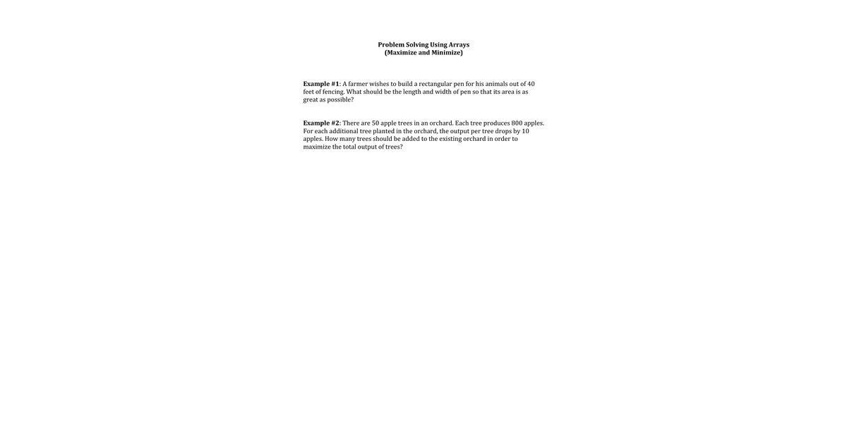 ProblemSolvingPractice