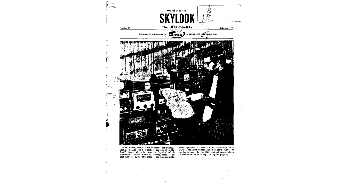 MUFON UFO Journal 1974 2. February Skylook