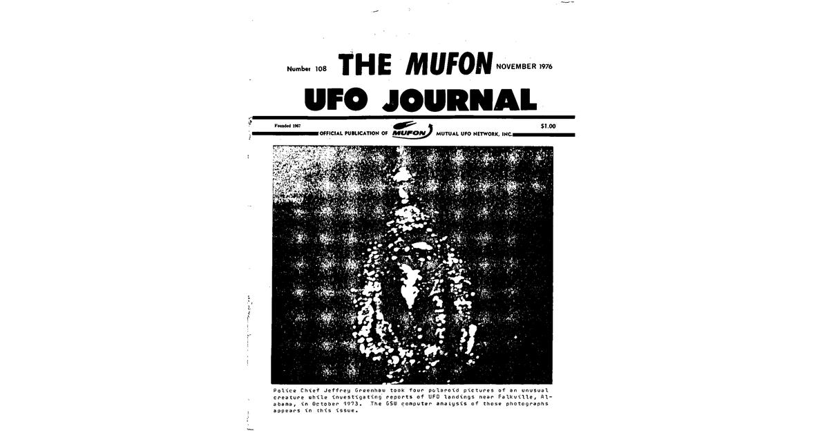 MUFON UFO Journal 1976 11. November