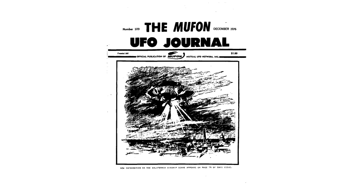 MUFON UFO Journal 1976 12. December