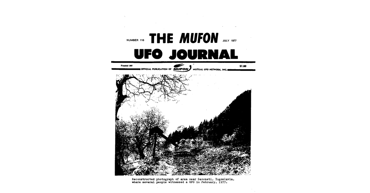 MUFON UFO Journal 1977 7. July