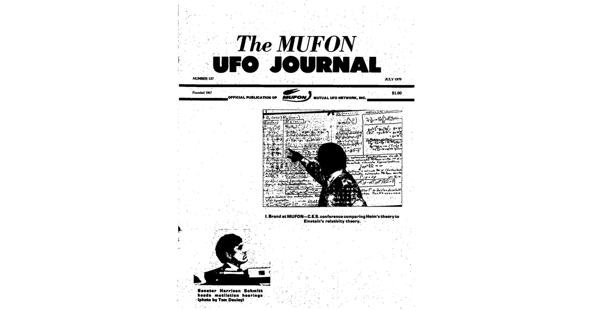 MUFON UFO Journal 1979 7. July